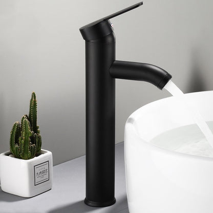Bathroom Faucet, Kitchen Faucets,Black Bathroom Faucets Stainless Steel Material, One-Hand Basin Hot And Cold Water Faucet, Bathroom Sinks Faucets