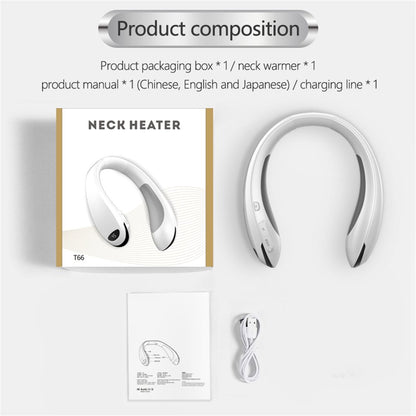 Melliful Electric Neck Heater, 3 Adjustable Heat Settings, Digital Temp Display, Rechargeable Hand-free Personal Heater, WhiteMelliful Electric Neck Heater, 3 Adjustable Heat Settings, Digital Temp Display, Rechargeable Hand-free Personal Heater, White