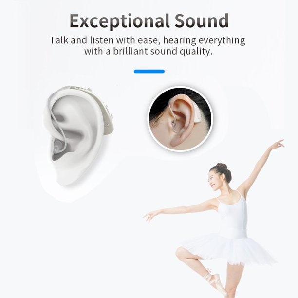 Rechargeable Hearing Aid Amplifier Noise Reduction for Adults Seniors