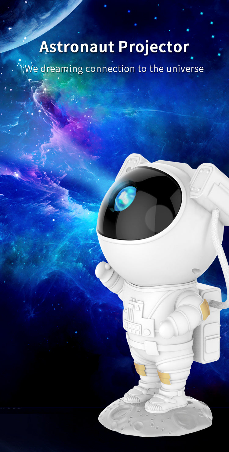 Astronaut Galaxy Projector, Doosl Star Night Light Projector for Kids, Projector Lamp for Bedroom, Outdoor, Holiday, Christmas