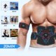 iFanze iThrough Abs Stimulator, Portable Ultimate Muscle Toner with 16 Hydrogel Pad Home Fitness Equipment EMS Abdominal Toning Belt