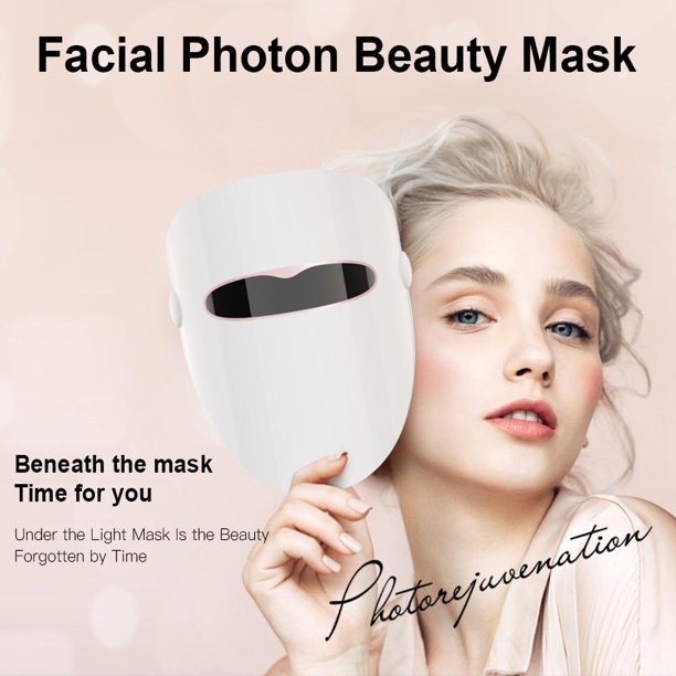 Xpreen Light Therapy Mask,Led Face Photon Mask for Home Therapy, Blue Red Light Therapy Treatment Acne Photon Facial Mask, Facial Skin Care Mask for Acne Reduction Skin Rejuvenation